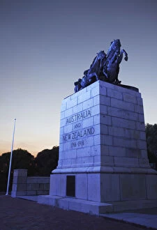 Western Australia Collection: Desert Mounted Corps Memorial on Mount Clarence, Albany, Western Australia, Australia