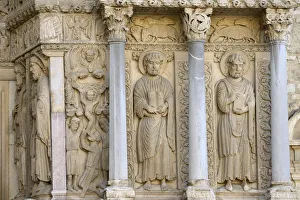 Details of the Church Of St. Trophime, Arles, Provence Alpes Cote d Azur, France