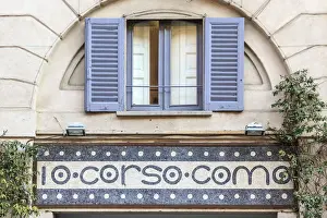 Shopping Complex Prints: Details of the urban area of 10 Corso Como known for restaurants and shopping Milan