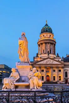 Deutscher Dom Prints: Deutscher Dom in Gendarmenmarkt, Berlin, Germany, Europe