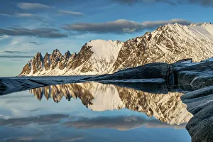 Devil's Jaw in Winter, Tungensnet, Senja, Norway