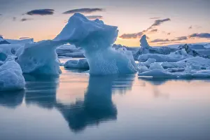 Diamond beach iceburgs Breidamerkursandur, Iceland