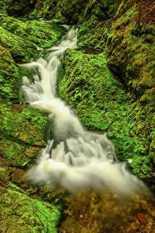 Flowing Water Prints: Dickson Creek waterfalls, Fundy National Park, New Brunswick, Canada