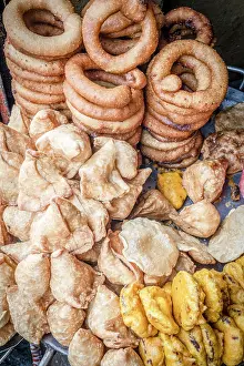 Bakery Prints: Diffent kinds of breads for sale, Kathmandu, Nepal
