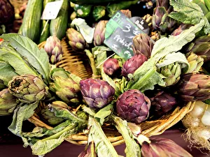World Prints: Dijon Market, Dijon, Cote D'Or, Burgundy, France