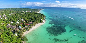 Aklan Province Prints: Diniwid Beach, Boracay Island, Aklan Province, Western Visayas, Philippines