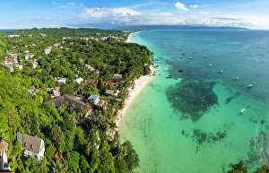 Aklan Province Prints: Diniwid Beach, Boracay Island, Aklan Province, Western Visayas, Philippines