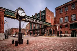 Clock Prints: Distillery District, Toronto, Ontario, Canada