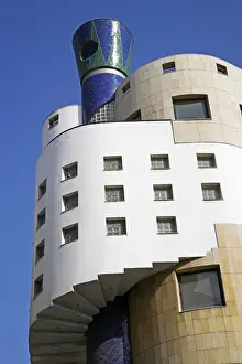 The distinctive Le Triomphe cinema on Rue du Prince Moulay Abdallah