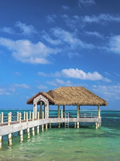 Scenic Image Prints: Dock along the Caribbean Sea on Grand Cayman, Cayman Islands, British West Indies