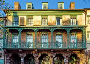 South Prints: Dock Street Theatre, French Quarter Charleston, South Carolina, USA