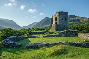 Snowdonia Prints: Dolbadarn Castle, Gwynedd, Snowdonia National Park, Wales, UK