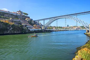 Duoro Prints: Dom Luis I bridge, Serra do Pilar, Douro, Porto, Portugal