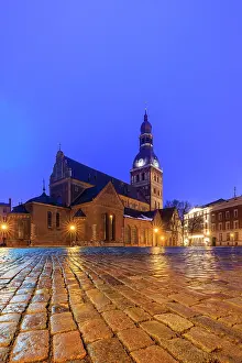 Latvian Prints: Dome Cathedral, Riga, Latvia
