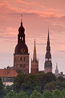 Dome Cathedral, St. Peters & St. Saviours Churches, Riga, Latvia