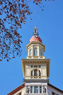 Neo Classical Prints: A dome of La Inmobiliaria building (former Heinlein Palace) on Avenida de Mayo