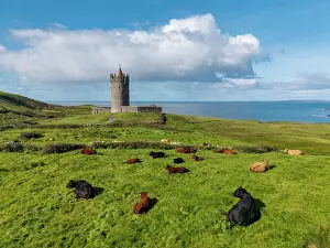 County Clare Prints: Doonagore Castle, Doonnagore, Doolin, County Clare, Ireland
