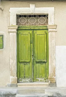 Images Dated 12th February 2021: Door, Athienou, Nicosia District, Cyprus