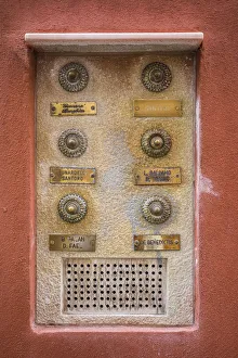Door bells, Venice, Veneto, Italy