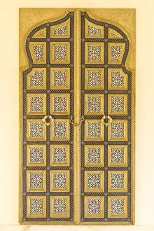 City Palace Prints: Detail of door at the City Palace, Udaipur, Rajasthan, India