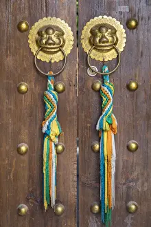 Guesthouse Prints: Door of guesthouse, Lijiang (UNESCO World Heritage Site), Yunnan, China