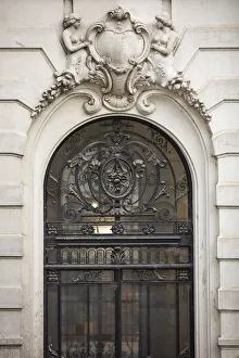 Patio Prints: Detail of a door inside Palacio Paz