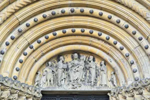 Images Dated 11th October 2018: Door of Kaiserdom (Imperial Cathedral), Bamberg (UNESCO World Heritage Site), Bavaria