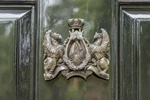 Notting Hill Prints: Door Knocker, Annabels Club, Mayfair, London, England, Uk