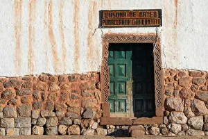 Urubamba Valley Prints: Door, near Iglesia de Nuestra Senora de la Natividad