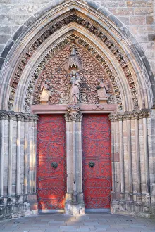 Doorway Prints: Door of St Elizabethas Church (Elisabethkirche), Marburg, Hesse, Germany