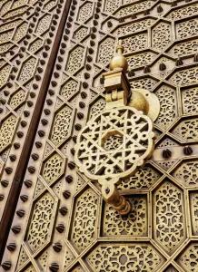 Detailed View Prints: Doors of the Hassan Mosque, detailed view, Rabat, Rabat-Sale-Kenitra Region, Morocco