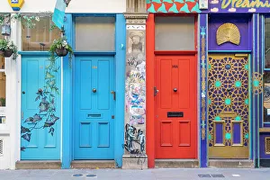 Shoreditch Prints: Doors, Shoreditch, London, England, UK