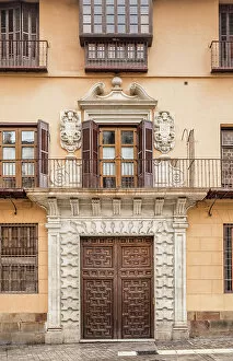 Images Dated 18th November 2022: Doorway on Calle Granada, Malaga City, Andalusia, Spain
