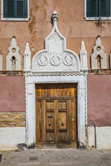 Castello Prints: Doorway, Castello area, Venice, Italy