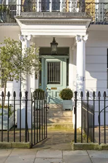 Images Dated 24th March 2022: Doorway and porch, South Kensington, London, England, UK