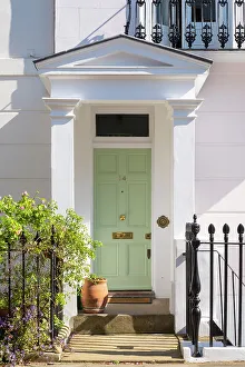 Primrose Hill Prints: Doorway, Primrose Hill, London, England, UK