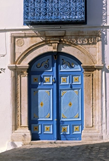 Sidi Bou Said Prints: Doorway, Sidi Bou Said