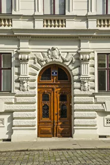 Images Dated 13th July 2018: Doorway, Vienna, Austria