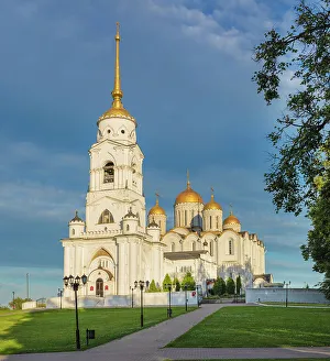 Russia Prints: Dormition Cathedral, Vladimir, Vladimir region, Russia