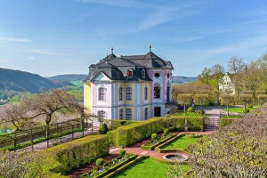 Images Dated 9th December 2022: Dornburger Schloesser - Rococo castle and castle garden, Dornburg Castles, Saale valley