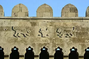 Absheron Gallery: Detail of the Double City Gates (Qosa qala Qapisi) dating back to the 12th century
