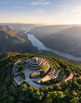 Douro Prints: Douro Valley with its vineyards viewed from Quinta Das Carvalhas viewpoint