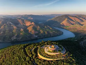 Douro Prints: Douro Valley with its vineyards viewed from Quinta Das Carvalhas viewpoint