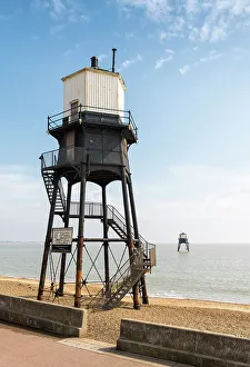 Dovercourt Prints: Dovercourt High and Low Lighthouses