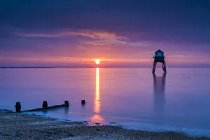 Time Of Day Prints: Dovercourt Lighthouse at Sunrise, Dovercourt, Essex, England