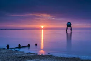 Solitude Gallery: Dovercourt Lighthouse at Sunrise, Dovercourt, Essex, England