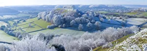 Gloucestershire Prints: Downham Hill, Uley, Gloucestershire, UK
