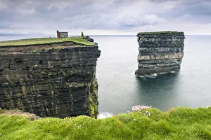 Downpatrick Head, Ballycastle, County Mayo, Donegal, Connacht region, Ireland, Europe