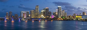 Downtown Miami skyline, Miami, Florida, USA, North America
