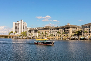 Tampa Prints: Downtown Tampa & Hillsborough River, Tampa, Florida, USA